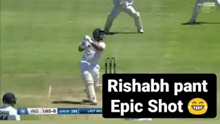 Rishabh pant Epic shot today's match /India vs South Africa 3rd test Capetown