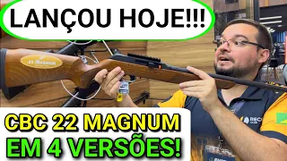 LANÇOU HOJE O 22 MAGNUM! Em 4 Versões do 7122-M + Duas Munições CBC .22 WMR