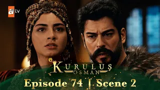 Kurulus Osman Urdu | Season 4 Episode 74 Scene 2 I Dargah par chapa mara gaya!