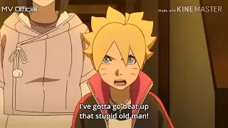 first time boruto meet sasuke and training rasengan with sasuke and konohamaru