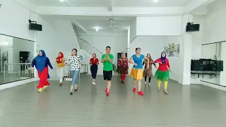 My Bestie Line Dance / Choreo by Leli Yu (INA) / Demo by 7Gym & Studio Palembang