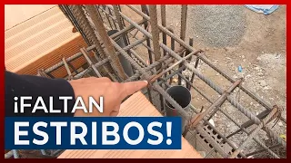 SUPERVISIÓN DE OBRAS: ⚠️NO RESPETARON LA COLOCACIÓN DE ACEROS EN VIGAS⚠️