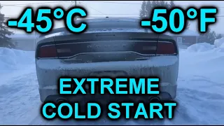Extreme car cold start compilation #12 -45*C Siberia+Canada | Запуск двигателя в экстремальный мороз