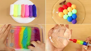 Rainbow Slime Coloring Compilation!★ASMR★Most Satisfying Slime Video!