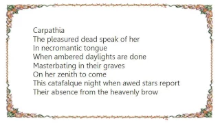 Cradle of Filth - Funeral in Carpathia Lyrics