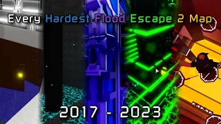 Every Hardest Flood Escape 2 Map (2017-2023)