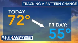 North Carolina Forecast: Rain arrives, Level 1 risk for severe storms Wednesday