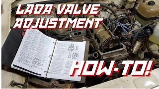 Lada Engine Valve Clearance Adjustment