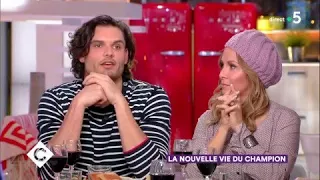 Florent Manaudou au dîner - C à Vous - 14/03/2018