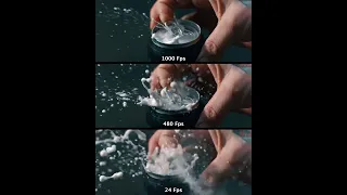 24fps vs 1000fps Exploding Can FPS Slowmo Test