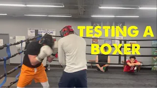 TESTING A BOXER | By Boxing Legend Terrible Tim