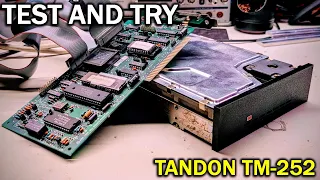 Test and try: Does this 40 year old Tandon TM-252 drive still work?