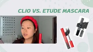 HONEST REVIEW: Clio vs Etude Mascara | Monolid Makeup