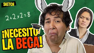 CUANDO TE ENTREVISTAN PARA LA BECA 🥺 | SKETCH