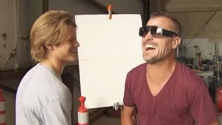 EXCLUSIVE: Lucas Till and George Eads Develop Hollywood's Newest Bromance on 'MacGyver' Set