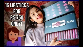 Huda Beauty liquid matte lipstick | 16 lipsticks | Review & swatches |Alina Auliya