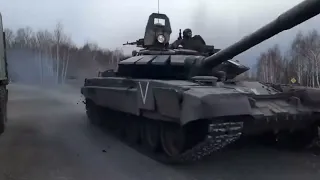 Russian VDV and Guards tank division enter Ukraine Feb 2022