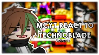 MCYT REACT TO TECHNOBLADE ANIMATIC || DSMP || DREAM TEAM