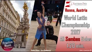 All Samba Solos Music from World Latin Championship 2017 / 6 Solos 1.20 min/