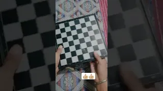 Unboxing of Magnetic Chess Board #unboxing #chess #shorts #youtubeshortsvideo