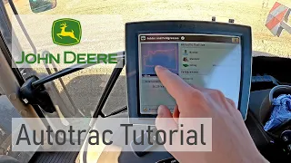 Tutorial: John Deere Autotrac | Felgrenzen | Vorgewendegenzen | Fahrgassen | Bedeckungskarte