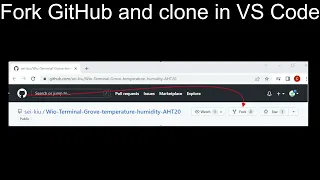 GitHub fork VS Code clone and submit updates