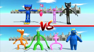 Poppy Playtime vs Rainbow Friends - Animal Revolt Battle Simulator