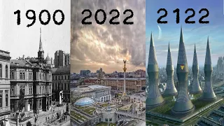 Evolution of Kyiv 1910 - 2022 (UKRAINE)💛💙