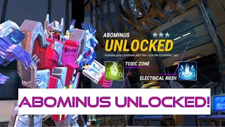 ABOMINUS UNLOCKED!-Transformers Earth Wars