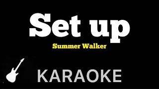 Summer Walker - Set Up | Karaoke Guitar Instrumental