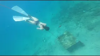FIRST TIME TO TRY FREE DIVING 🤿 | Suzette Sanchez