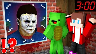 Why Scary MICHAEL MYERS ATTACK HOUSE JJ and Mikey At Night in Minecraft? - Maizen
