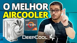 O MELHOR AIR COOLER PARA VÁRIOS RYZEN 5000 - DEEPCOOL AK400 WHITE