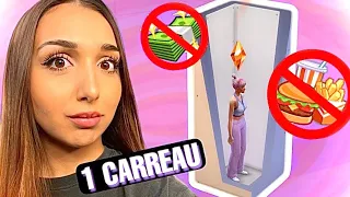 SURVIVRE DANS 1 SEUL CARREAU DANS LES SIMS 4 ? 🤯  *challenge*