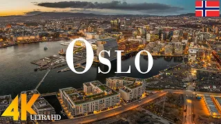 Oslo 4K drone view • Amazing Aerial View Of Oslo | Relaxation film with calming music