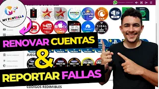 mypantalla ⁉ COMO REPORTAR FALLOS Y RENOVAR CUENTAS (MEJOR Tutorial 2023)