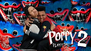 ENFRENTAMOS 10 MIL HUGGY WUGGY NO SEGUNDO DESAFIO DO POPPY PLAYTIME 2 !!! O MAIS DIFÍCIL DE TODOS !!