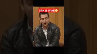 SRK is Fake; Amir Khan😳🤬 #india #bollywood #srk #amirkhan #shorts #youtubeshorts