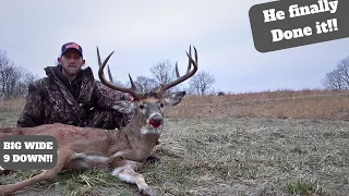 Late season buck down! 2023 late season muzzleloader hunt.