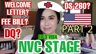 HOW TO IMMIGRATE AS A NURSE TO THE USA Part 2: NVC Stage | Immigration Basics | Gail Lim RN