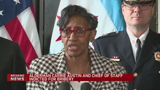 Alderman Carrie Austin, chief of staff, indicted for bribery
