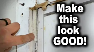 Door Jamb Not Flush with Wall?  How to Install Extension Jamb and Trim