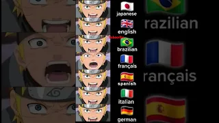 Naruto saying Sasuke in different languages🥶 #naruto #sasuke #anime #ytshorts #shorts#naruto#anime