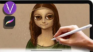✨Как рисовать на iPad В Procreate ✨Иллюстрация. Урок рисования/мастер-класс/туториал