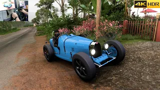 600+HP 1926 Bugatti TYPE 35 C | Forza Horizon 5 | Steering wheel gameplay