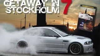 (HD) Getaway in stockholm 7 - BMW M3 E46 CSL (Supercharged) and BMW M5 E39