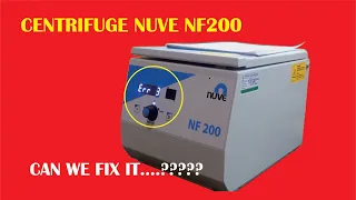 PERBAIKAN CENTRIFUGE NUVE NF 200, ERROR 3 RESISTOR PADA BOARD PUTUS