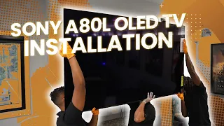 Sony A80L OLED TV Installation