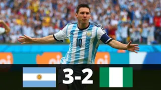 Argentina vs Nigeria 3-2 | Extended Highlights and All Goals ( World Cup 2014)