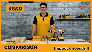Similarities and differences between impact drill and impact driver| INGCO